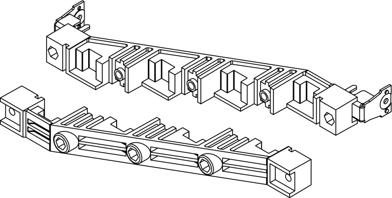 BTICINO S.P.A. - BTI91882/IS MAS HDX - ISOLATORE SCALETTA BASE BARRA