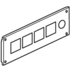 BTICINO - BTI9530SNC MAS - PANNELLO 4 STRUMENTI 72X72 L=600