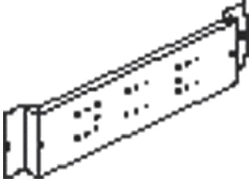 BTICINO S.P.A. - BTI9761PC/W MAS - PIASTRA MW250 L=850
