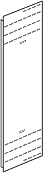 BTICINO BTI91840/6PSH MAS - PANNELLO SEPARATORE COLONNE 600X20