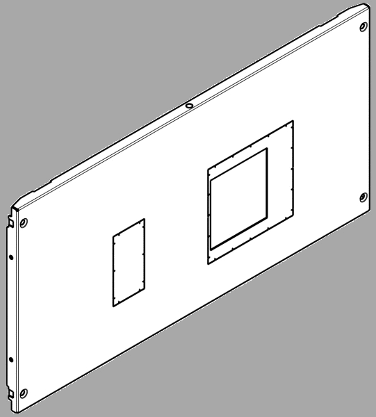 BTICINO S.P.A. - BTI9541/04CM MAS - PANNELLO M400-630 ORIZZ L=600 COM