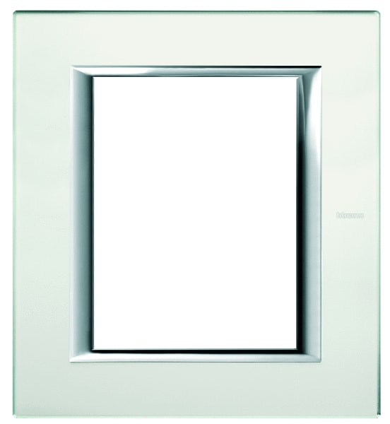 BTICINO S.P.A. - BTIHA4826VSA AXOLUTE - PLACCA 3+3P SPECCHIO ACIDATO