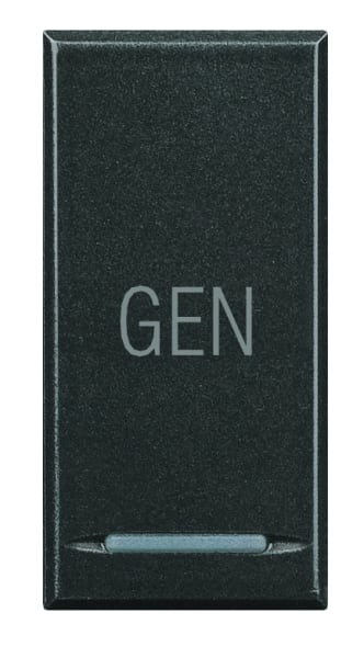 BTICINO BTIHS4915AC AXOLUTE - COPRITASTO GEN SCURO