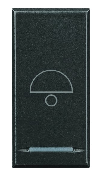 BTICINO S.P.A. - BTIHS4915BB AXOLUTE - COPRITASTO SIMB CAMPANA SCURO