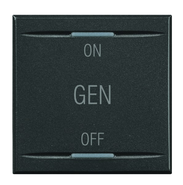 BTICINO S.P.A. - BTIHS4911/2AF AXOLUTE - COPRIT ON OFF GEN 2 MOD SCURO