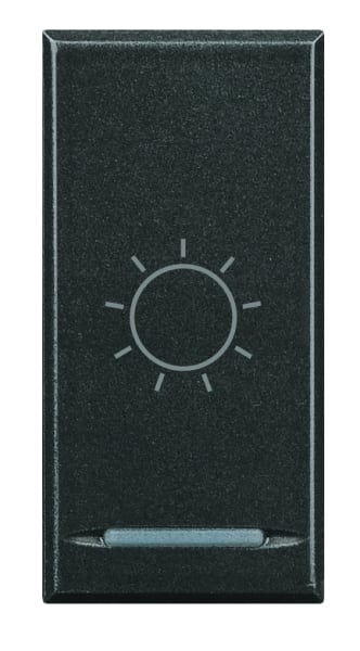 BTICINO S.P.A. - BTIHS4915BA AXOLUTE - COPRITASTO SIMBOLO LUCE SCURO