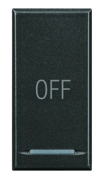 BTICINO S.P.A. - BTIHS4915AA AXOLUTE - COPRITASTO OFF SCURO