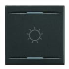 BTICINO - BTIHS4911/2BA AXOLUTE - COPRIT SIMB LUCE 2 MOD SCURO