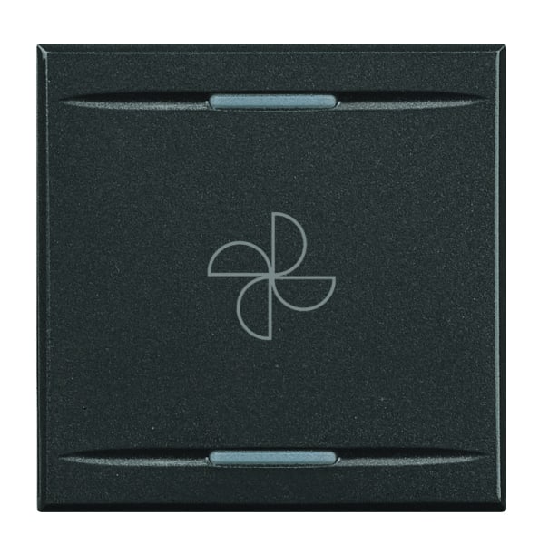 BTICINO S.P.A. - BTIHS4911/2BC AXOLUTE - COPRIT ASPIRATORE 2 MOD SCURO