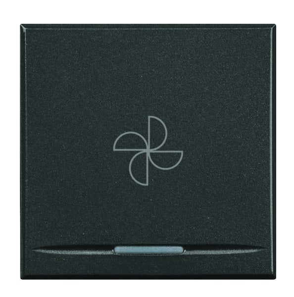 BTICINO S.P.A. - BTIHS4915/2BC AXOLUTE - COPRIT ASPIRATORE 2 MOD SCURO