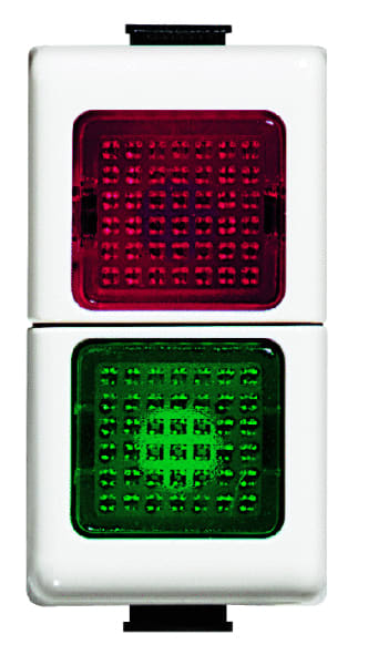 BTICINO S.P.A. - BTIAM5064V MATIX - PORTALAMPADA ROSSO/VERDE