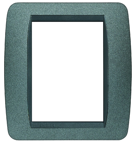 BTICINO S.P.A. - BTIL4826GF LIVING INT - PLACCA 3+3 POSTI GRAFITE