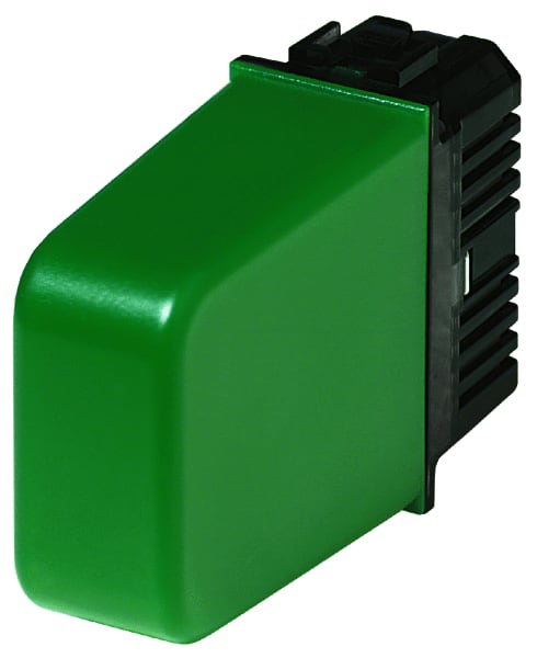 BTICINO S.P.A. - BTIL4385/12V LIVING INT - SPECULA 12V VERDE CON LAMPA