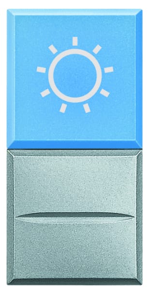 BTICINO S.P.A. - BTIHC4038LA/230 AXOLUTE - PULSANTE NO+ SIMB LAMPAD 230V