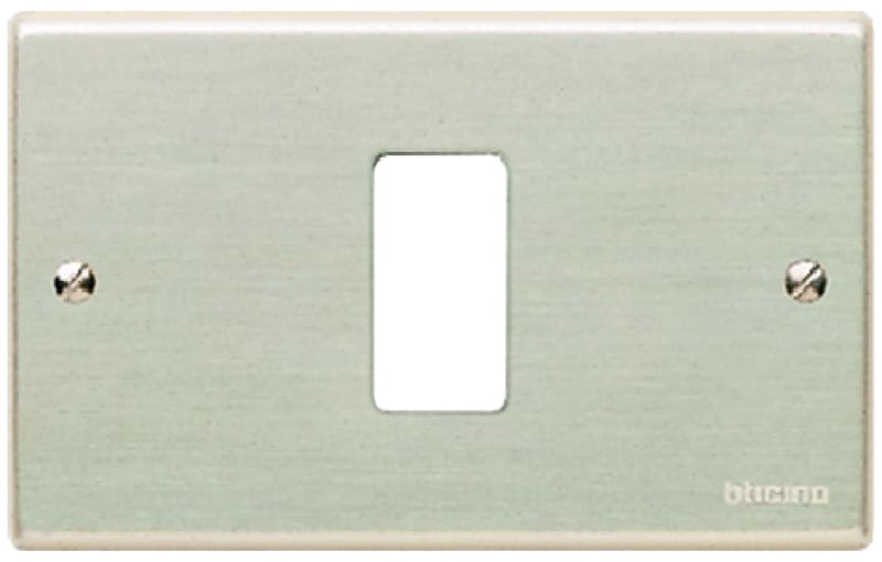 BTICINO BTI503/1 MAGIC - PLACCA CON VITI A 1 POSTO OXIDAL