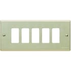 BTICINO - BTI505/5 MAGIC - PLACCA CON VITI A 5 POSTI OXIDAL