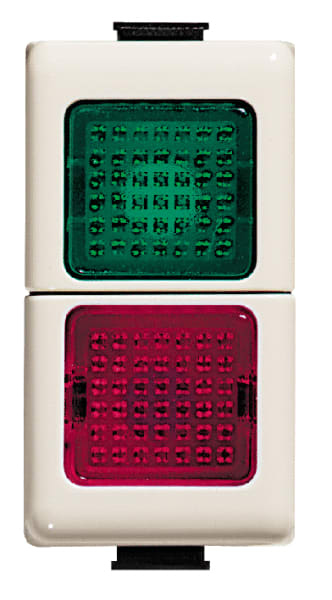 BTICINO S.P.A. - BTIA5064V MATIX MAGIC - PORTALAMPADA ROSSO/VERDE