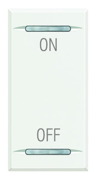 BTICINO S.P.A. - BTIHD4911AG AXOLUTE - COPRITASTO ON OFF BIANCO