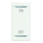 BTICINO - BTIHD4911AG Wippe 1mod ON/OFF white