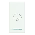 BTICINO - BTIHD4915BB AXOLUTE - COPRITASTO SIMB CAMPANA BIANCO