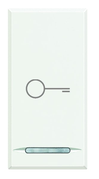 BTICINO S.P.A. - BTIHD4915BD AXOLUTE - COPRITASTO SIMB CHIAVE BIANCO