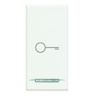 BTICINO - BTIHD4915BD AXOLUTE - COPRITASTO SIMB CHIAVE BIANCO