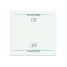 BTICINO - BTIHD4911M2AG AXOLUTE - COPRITASTO ON OFF 2 MOD BIANCO