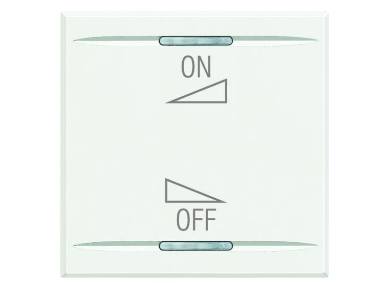 BTICINO S.P.A. - BTIHD4911M2AI AXOLUTE - COPRIT ON OFF REGOLAZ 2MOD BIA