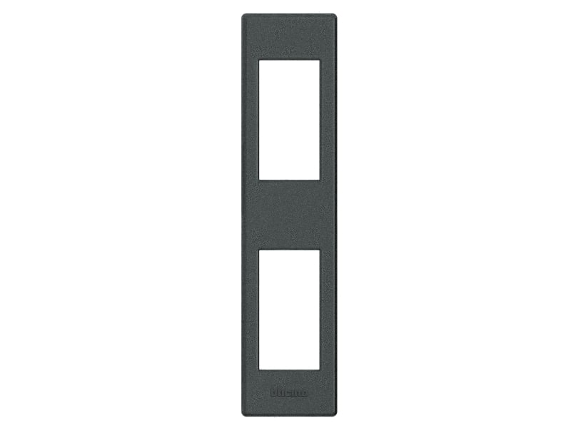 BTICINO S.P.A. - BTILND4812AR LL - PLACCA PROFILATO 1+1P ANTRACITE
