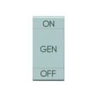 BTICINO - BTINT4911AFN Wippe 'On-Gen-Off' 1-Modulig Tech