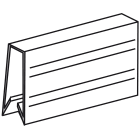 SCHNEIDER ELECTRIC - SNRLA9ZX01244 Coperchio per sbarra di distribuzione - 1 m - taglia 12 e 30×5 mm²