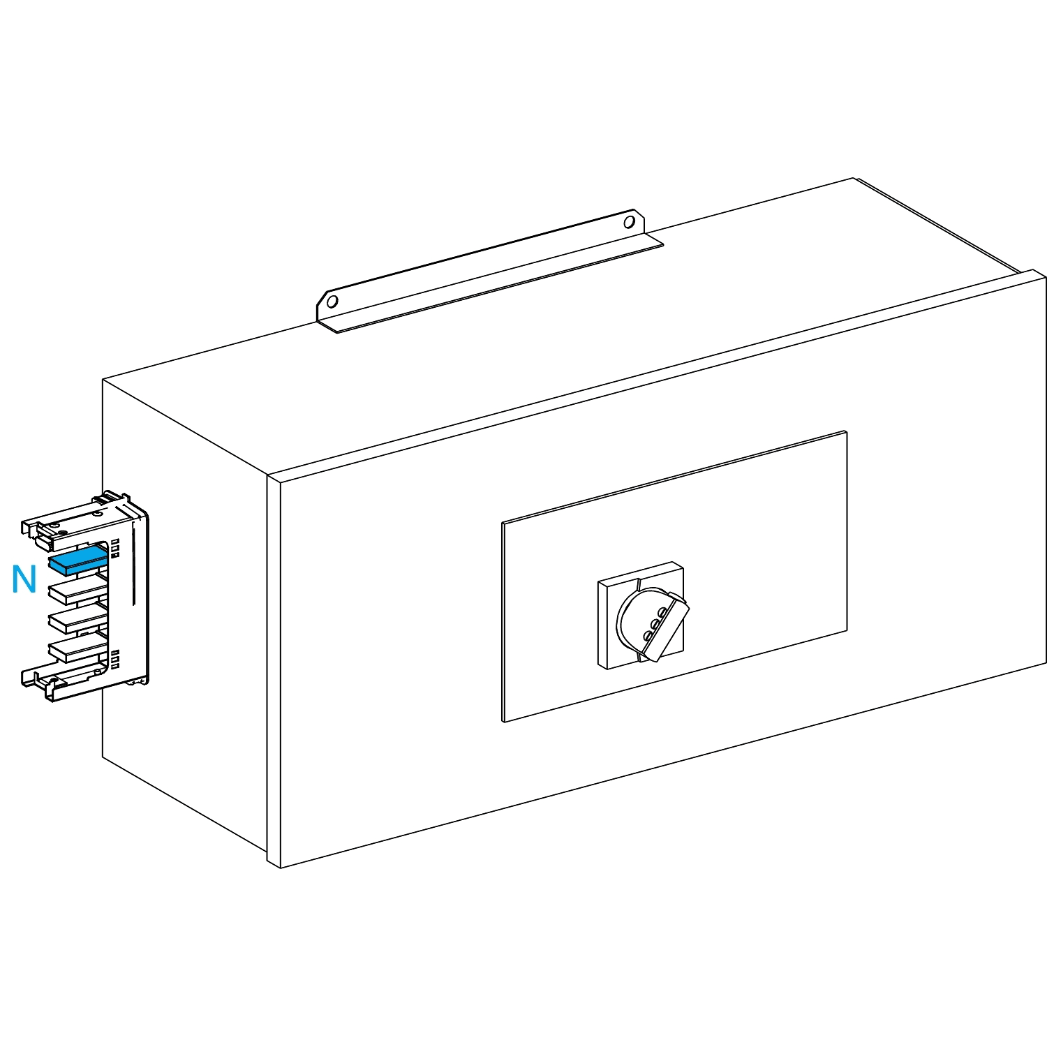 SCHNEIDER ELECTRIC - SNRKSA400ABDD4 ALIMENTAZ DX PROTETTA 400A