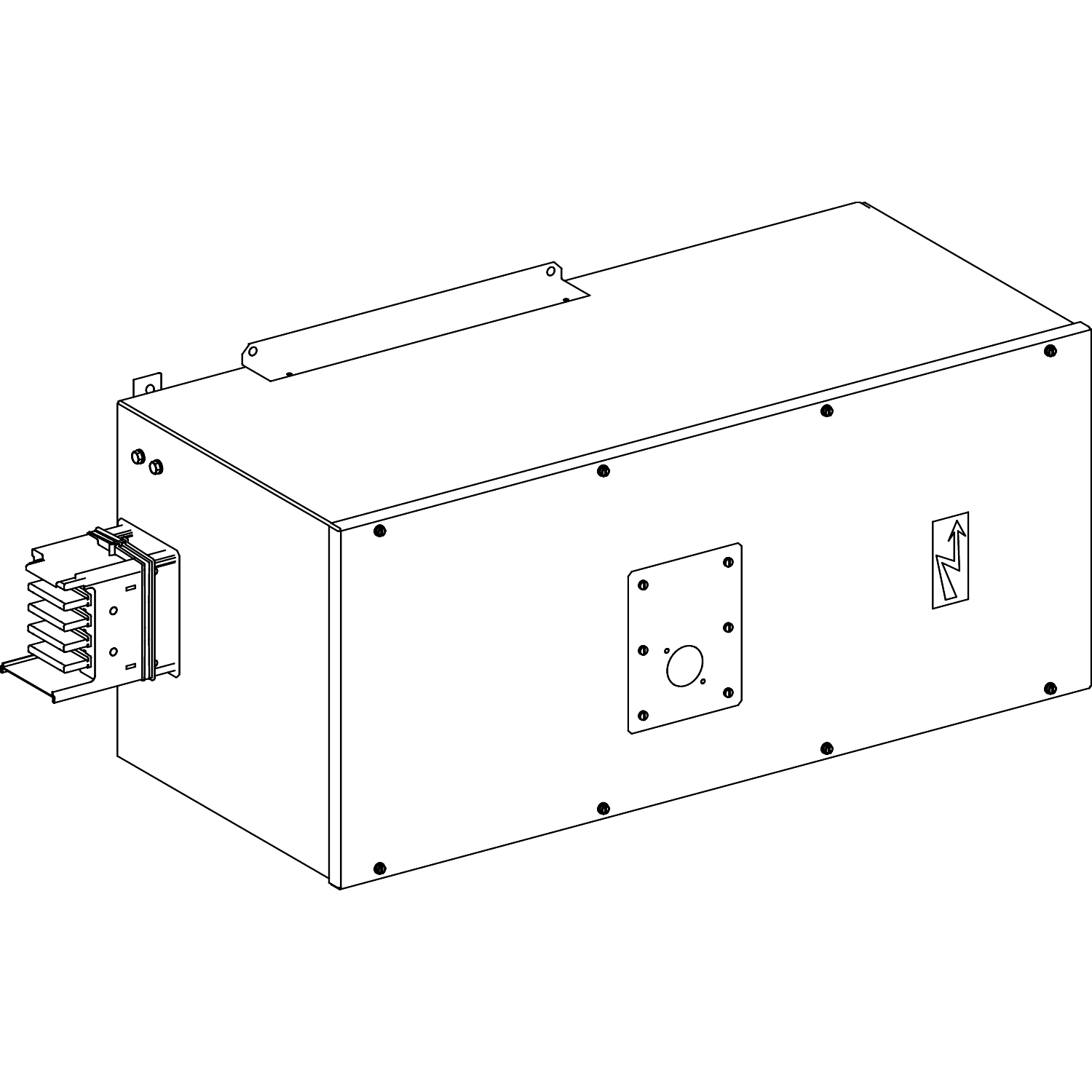 SCHNEIDER ELECTRIC - SNRKSA630ABDD4 ALIMENTAZ DX PROTETTA 630A