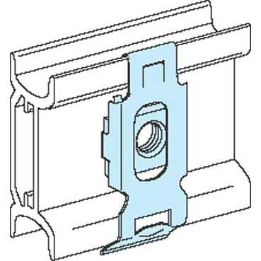 SCHNEIDER ELECTRIC - SNR03166 20 DADI DI FISSAGGIO/GUIDA DIN M6