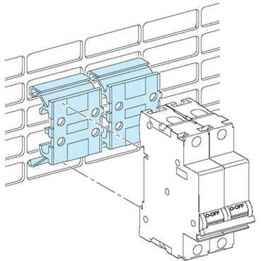 SCHNEIDER ELECTRIC - SNR04224 5 PIASTRE DI RIALZO 10MM M9