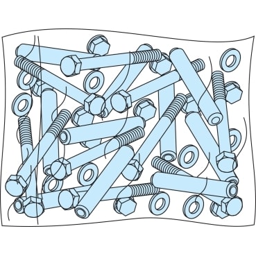 SCHNEIDER ELECTRIC - SNR08718 10 VITI PER ASSOCIAZIONE STRUTTURE