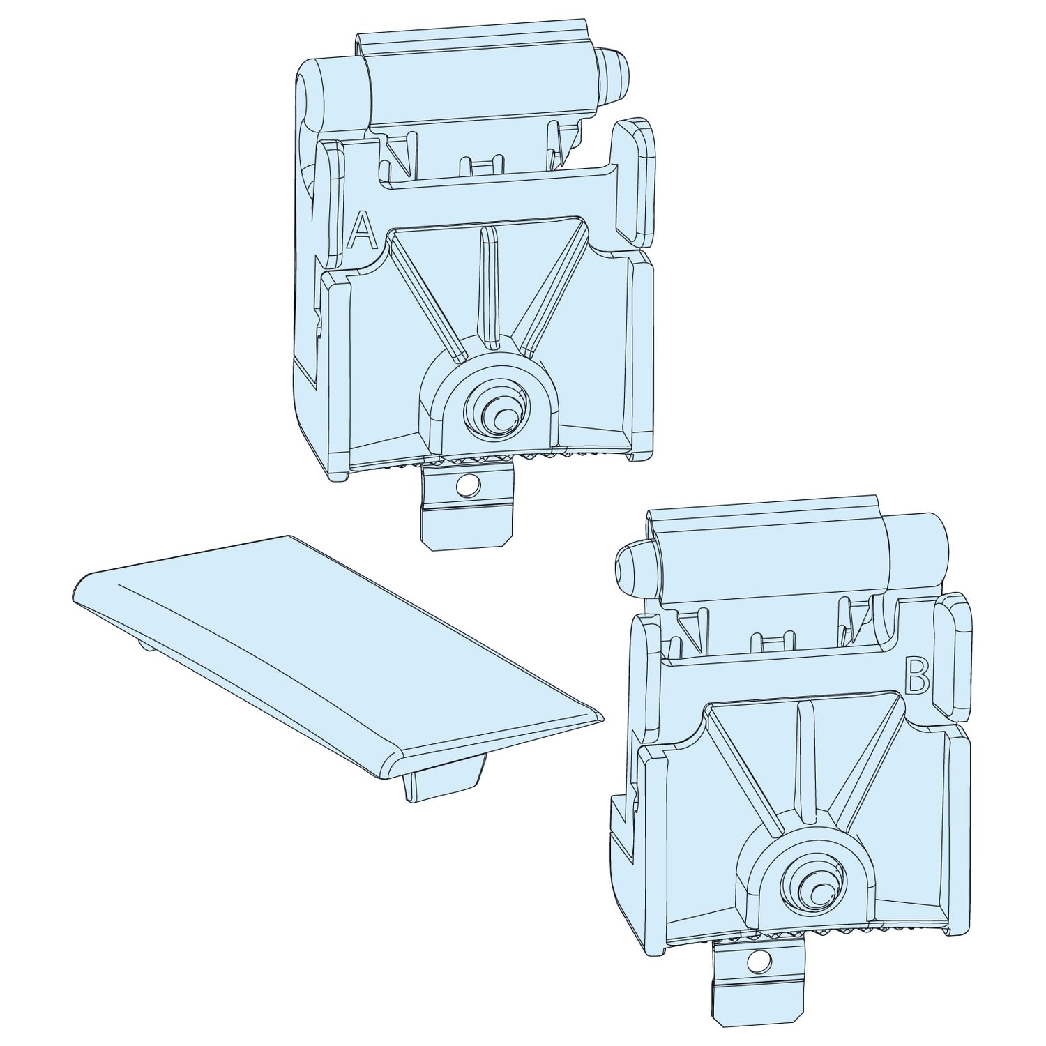 SCHNEIDER ELECTRIC - SNR08585 KIT CERNIERE PIASTRE FRONTALI