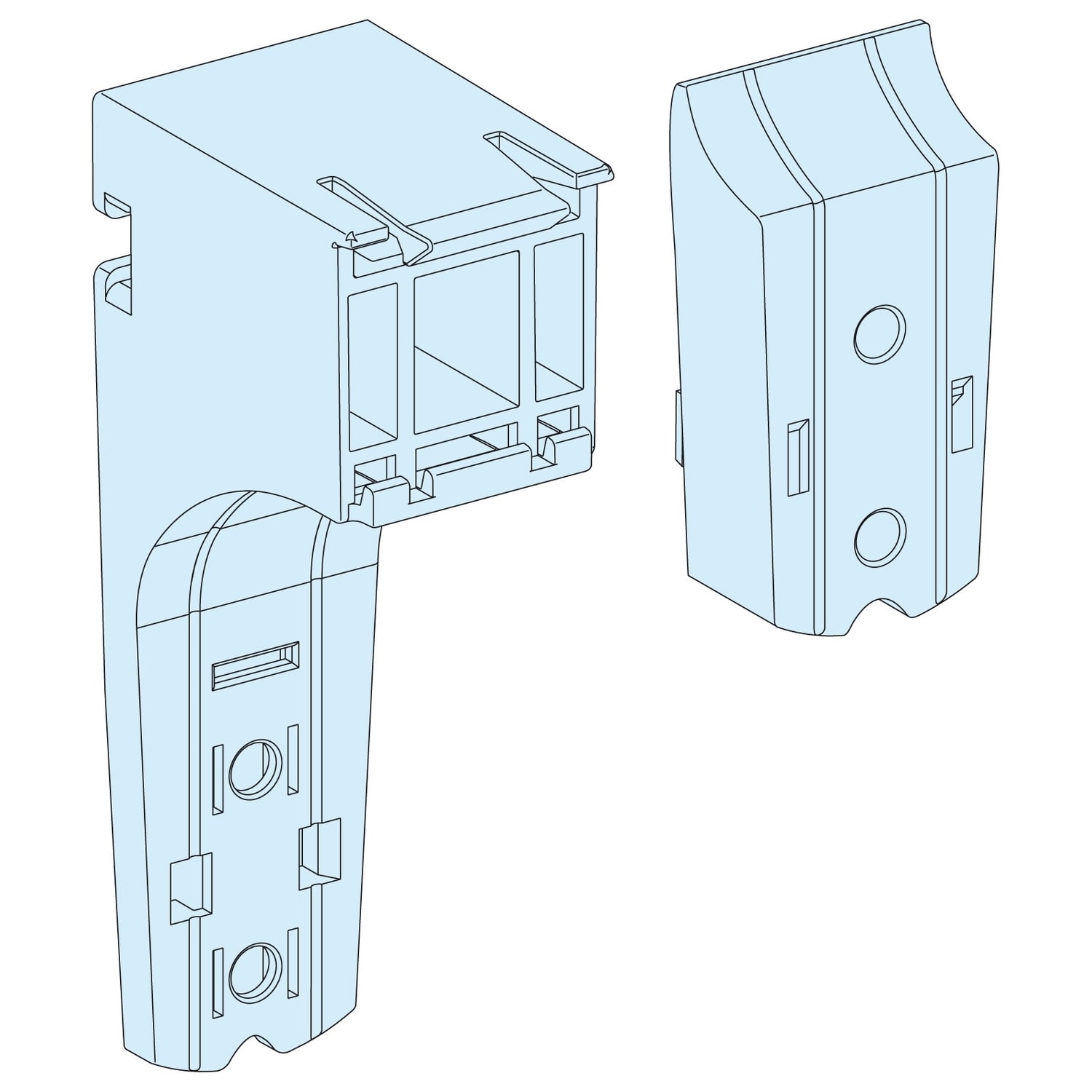 SCHNEIDER ELECTRIC - SNR04256 10 SUPPORTI REGOLABILI PER CANALINE H