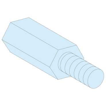 SCHNEIDER ELECTRIC - SNR03197 4 DISTANZIALI ESAGONALI H55 M6