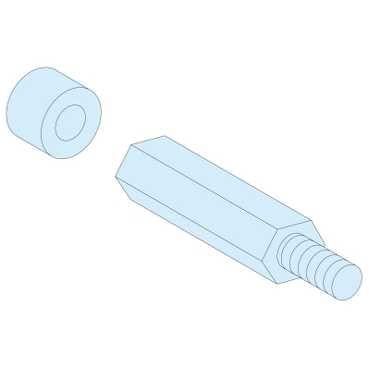 SCHNEIDER ELECTRIC - SNR03199 4 DISTANZIALI ESAGONALI H40+10 M8