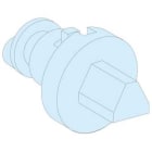 SCHNEIDER ELECTRIC - SNRLVS09937 SERRATURA A TRIANGOLO MASCHIO 7MM