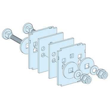 SCHNEIDER ELECTRIC - SNR04641 CONNESSIONE BARRE H 80/100MM