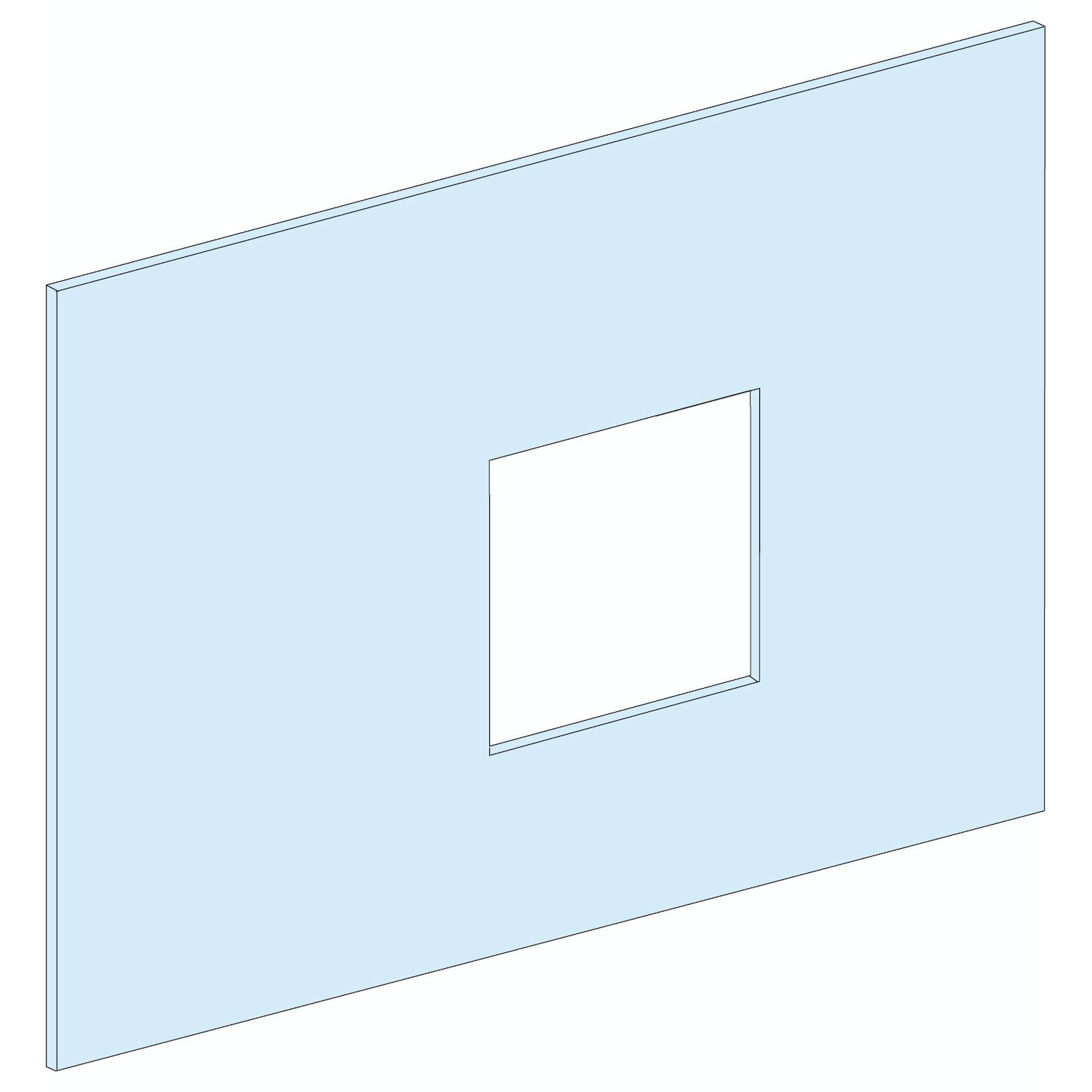 SCHNEIDER ELECTRIC - SNR03296 PIASTRA FRONT. NSX400/630 FIX DIR