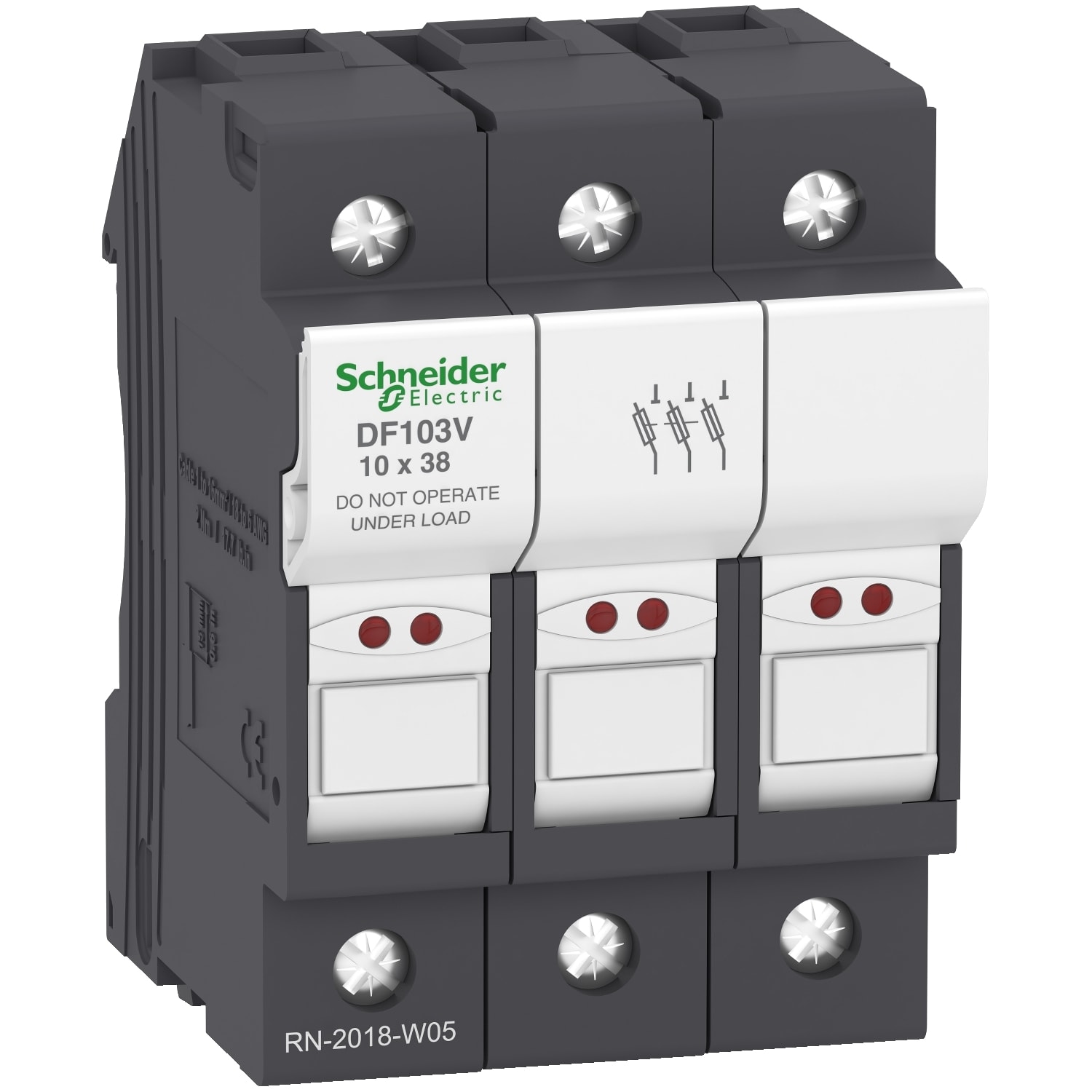 SCHNEIDER ELECTRIC SNRDF103V PORTAFUSIBILE 32A 10X38 3P CON LED