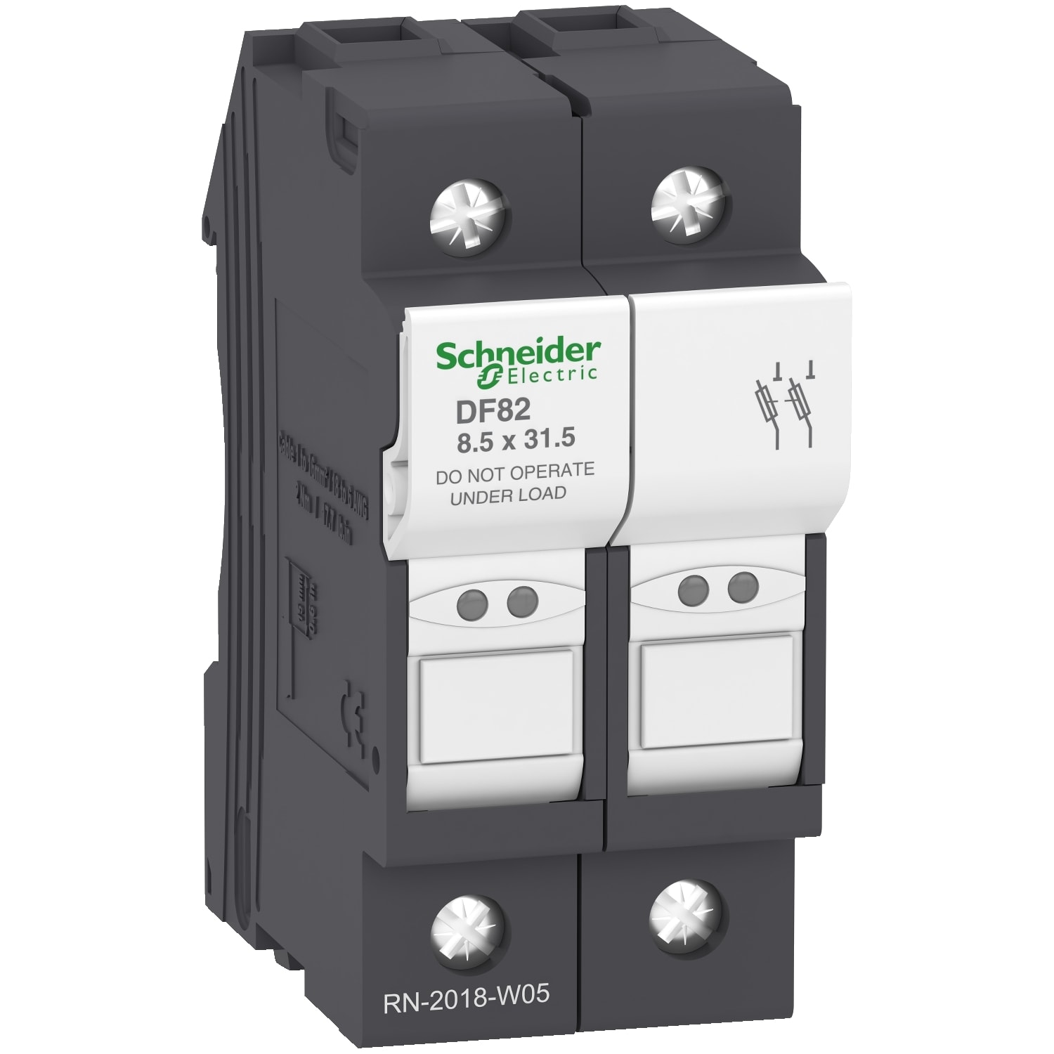 SCHNEIDER ELECTRIC - SNRDF82 PORTA-FUSIBILE 25A 8,5X31,5 2P CON LAMP.