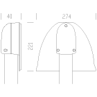 DISANO - DIS99126000 ATTACCO PALO SINGOLO GREEN 502 GRIGIO