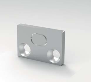 DESIGN LUCE - DLU1010402000 U01 TESTATA 1 PZ ARGENTO