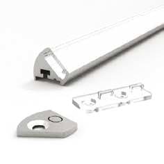 DESIGN LUCE - DLU102P42 CH012 KIT 2M OPALE/NERO