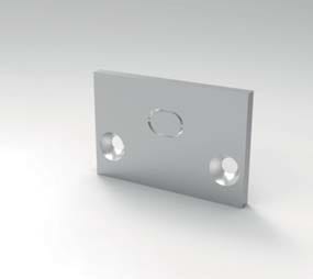 DESIGN LUCE - DLU1030402000 U02 TESTATA 1 PZ ARGENTO
