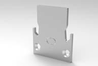 DESIGN LUCE DLU1030705000 U02 TESTATA QUAD 1 PZ MOKA